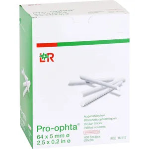 Pro-ophta Augenstäbchen steril – 400 Stk. / Packung