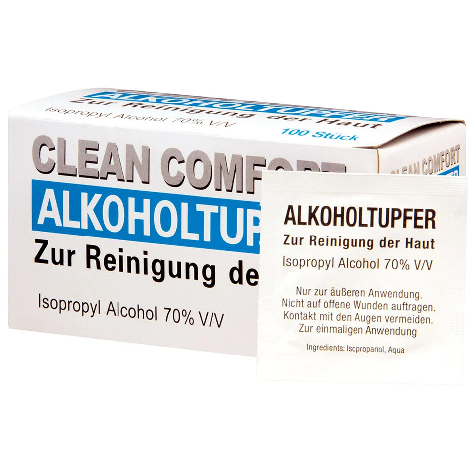 Standard Alkoholtupfer – 70 % Isopropylalkohol, steril