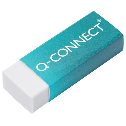 Q-CONNECT Plastikradierer, weiß