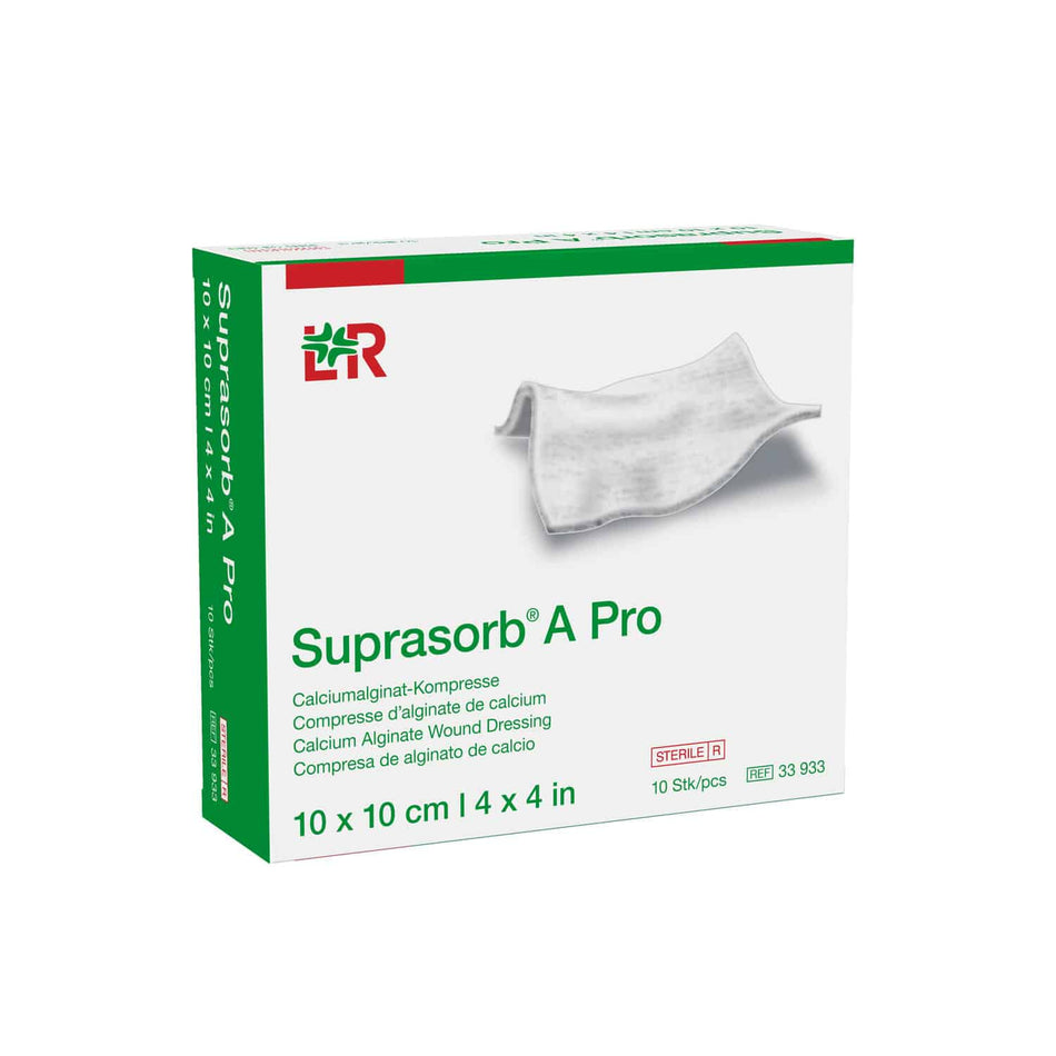 Suprasorb® A Pro Calcium-Alginatkompresse 5 x 5 cm – 10 Stk. / Packung