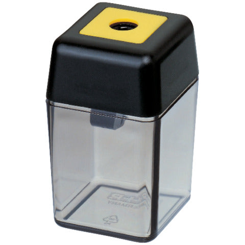 M+R Dosenspitzer transparent/schwarz – für Stifte bis 8 mm