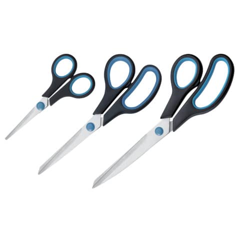 WESTCOTT Scherenset 3-teilig Softgrip rostfrei