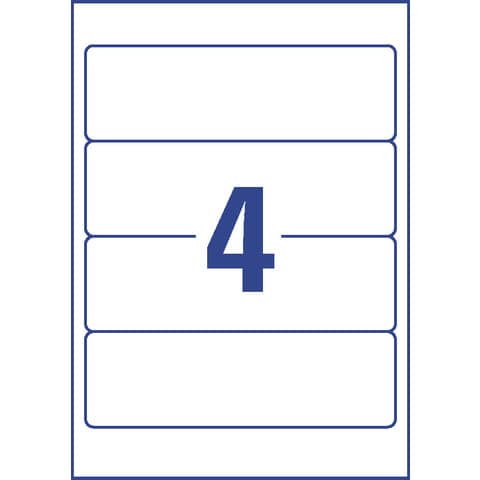 AVERY Zweckform L4761-25 Ordnerrücken Etiketten