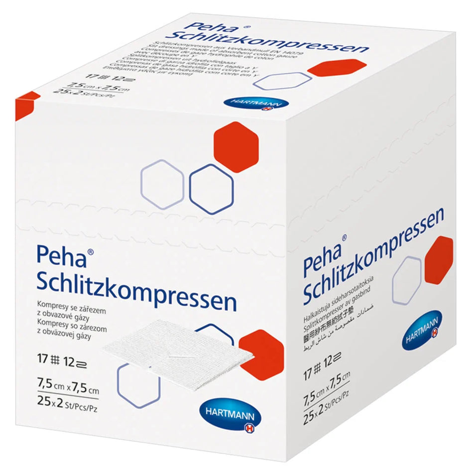 PEHA SCHLITZKOMPRESSEN steril