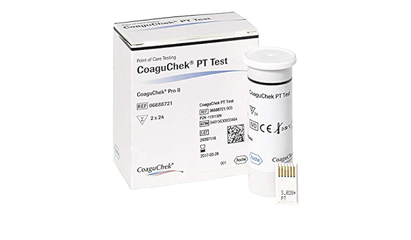 Roche CoaguChek PRO II PT Teststreifen