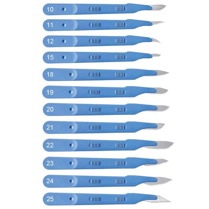 Mediware Einmalskalpelle mit Klingenform