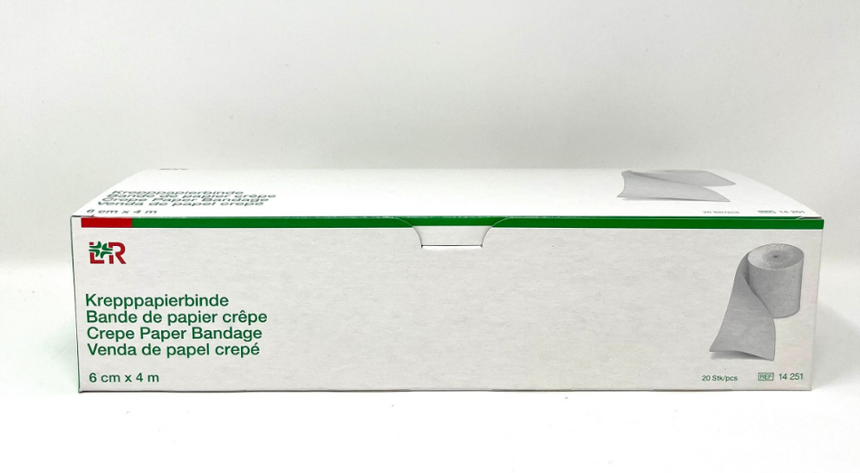 Krepppapierbinde 4 m x 6 cm