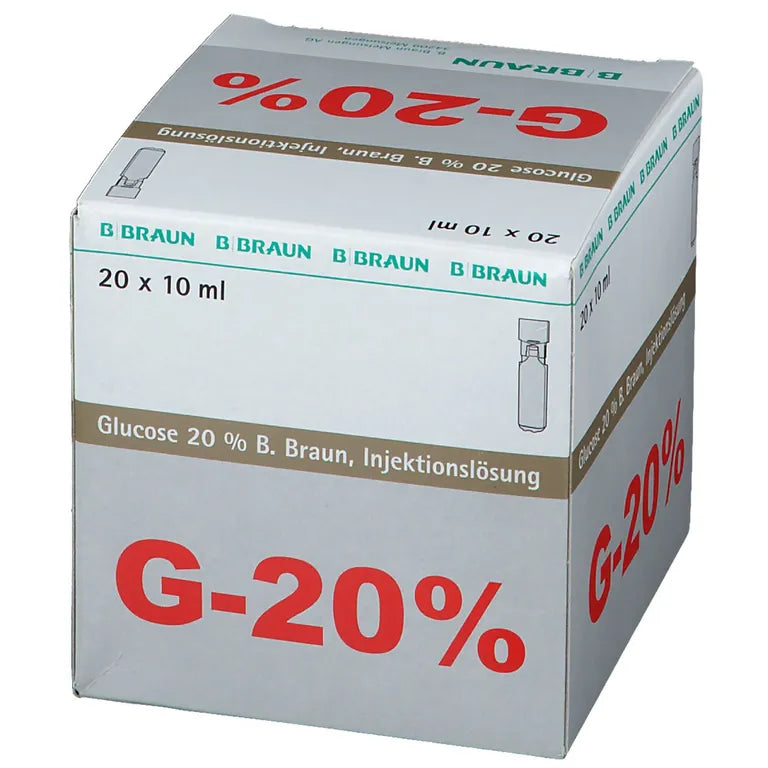 BBraun Glucose 20 % Injektionslösung Mini-Plasco connect