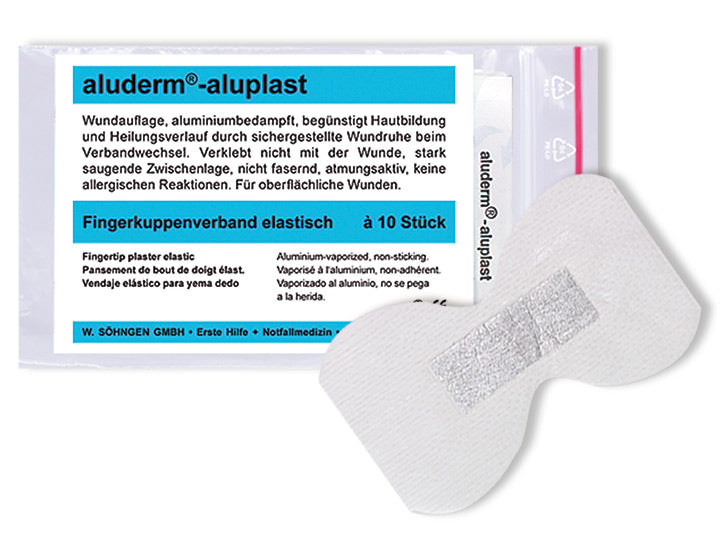 aluderm®-aluplast Fingerkuppenverband elastisch 4,3 x 7,2 cm – 10 Stk. / Packung