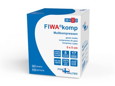 FIWA®komp Mullkompressen, steril 8 fach