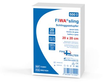 FIWA®sling Schlinggazetupfer unsteril, Pflaumengroß