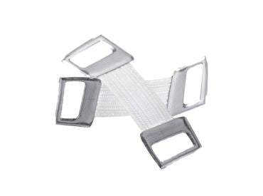 FIWA®clip Verbandklammern weiß, Aluminium mit Gummilitze