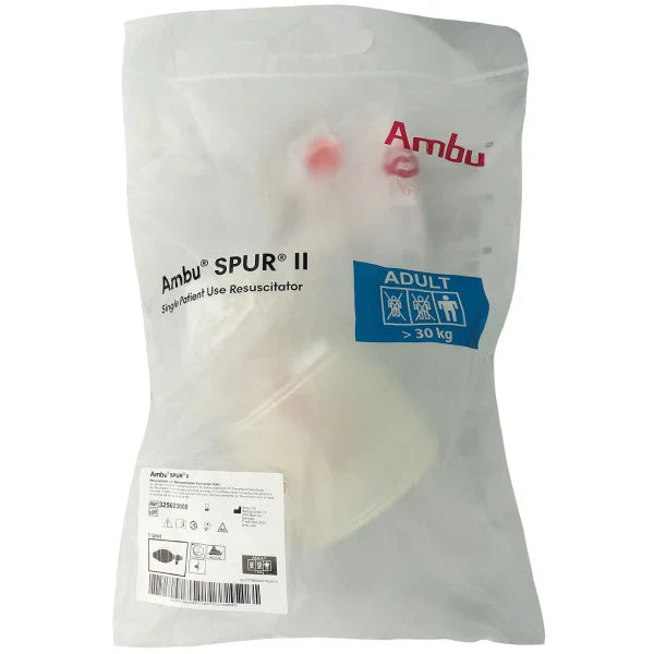Ambu® SPUR® II Einweg-Beatmungsbeutel für Erwachsene mit Einweg-Gesichtsmaske