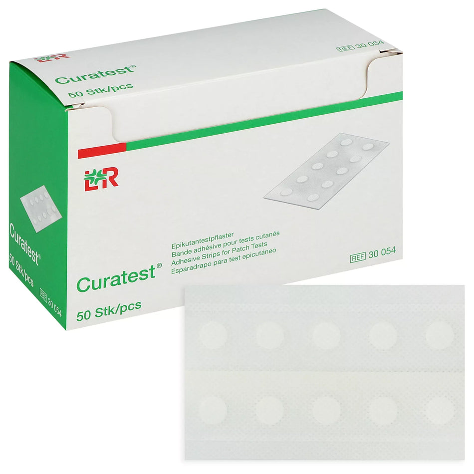 Curatest Vliesstoff Testpflaster 7,5 x 12,5 cm, für Allergietests
