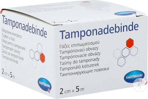 Hartmann Tamponadebinde aus Baumwolle