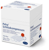 Peha® Schlitzkompressen, 12-fach, steril